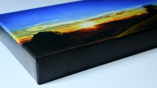 "Mourning" Supercell At Sunset Weather Canvas Print