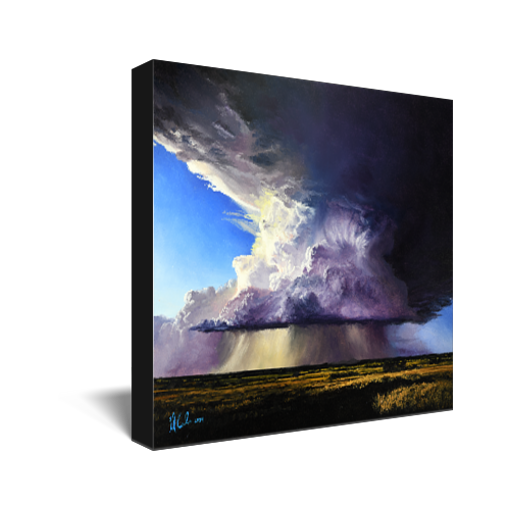 "This Single Moment" Storm Cloud At Sunset Canvas Print