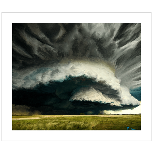 "Vulnerable" 10x12 Supercell Weather Paper Print