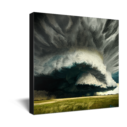 "Vulnerable" Supercell Weather Canvas Print