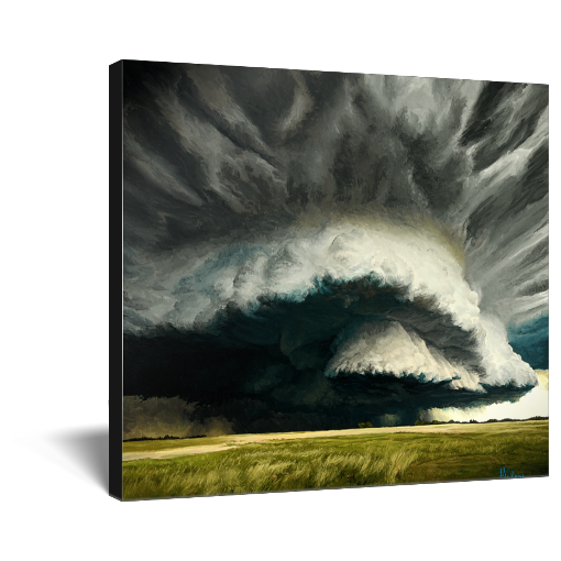 "Vulnerable" Supercell Weather Canvas Print