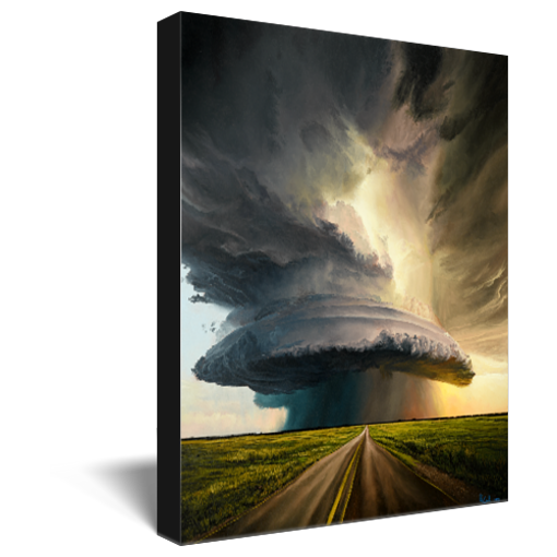 "Only In Dreams" Supercell Weather Canvas Print