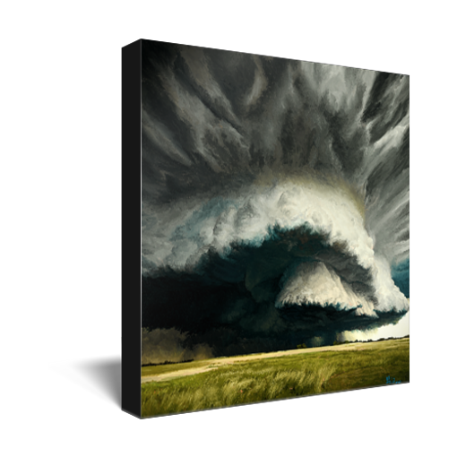 "Vulnerable" Supercell Weather Canvas Print