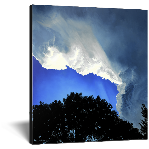 "No Place Like Home" Storm Cloud At Sunset Weather Canvas Print