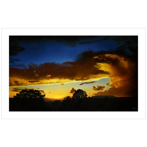 "Meaning" 10x17 Clouds At Sunset Weather Paper Print